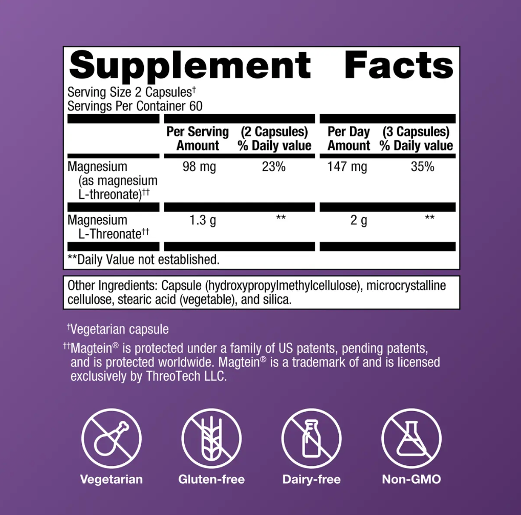 Magtein® Magnesium L-Threonate