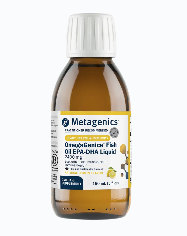 OmegaGenics® Fish Oil EPA-DHA Liquid 2400 mg