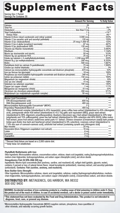 Wellness Essentials® Women's Daily Packs