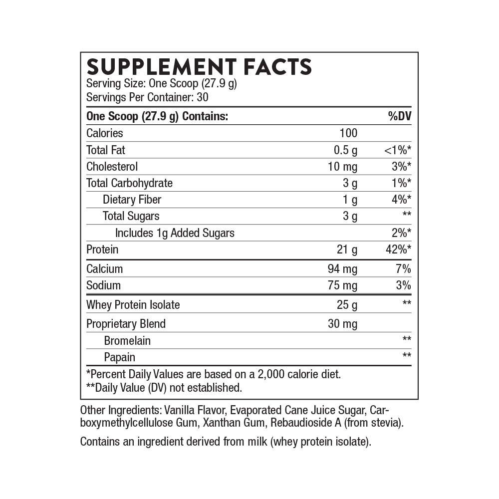 Whey Protein Isolate - Chocolate & Vanilla